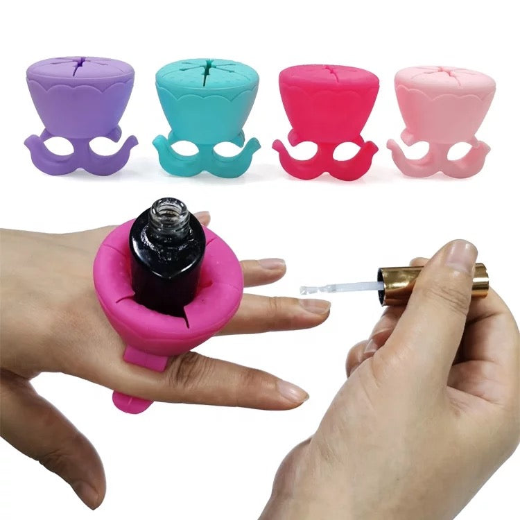 Silicone Polish Holder