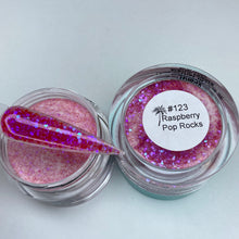 Load image into Gallery viewer, #123 Raspberry Pop Rocks | Glitter acrylic
